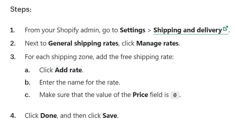 shopify shipping cost 