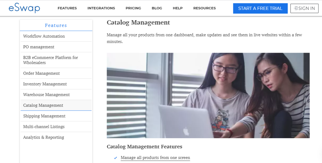 Online Inventory Management: Catalog Management
