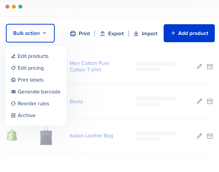 eSwap catalog management