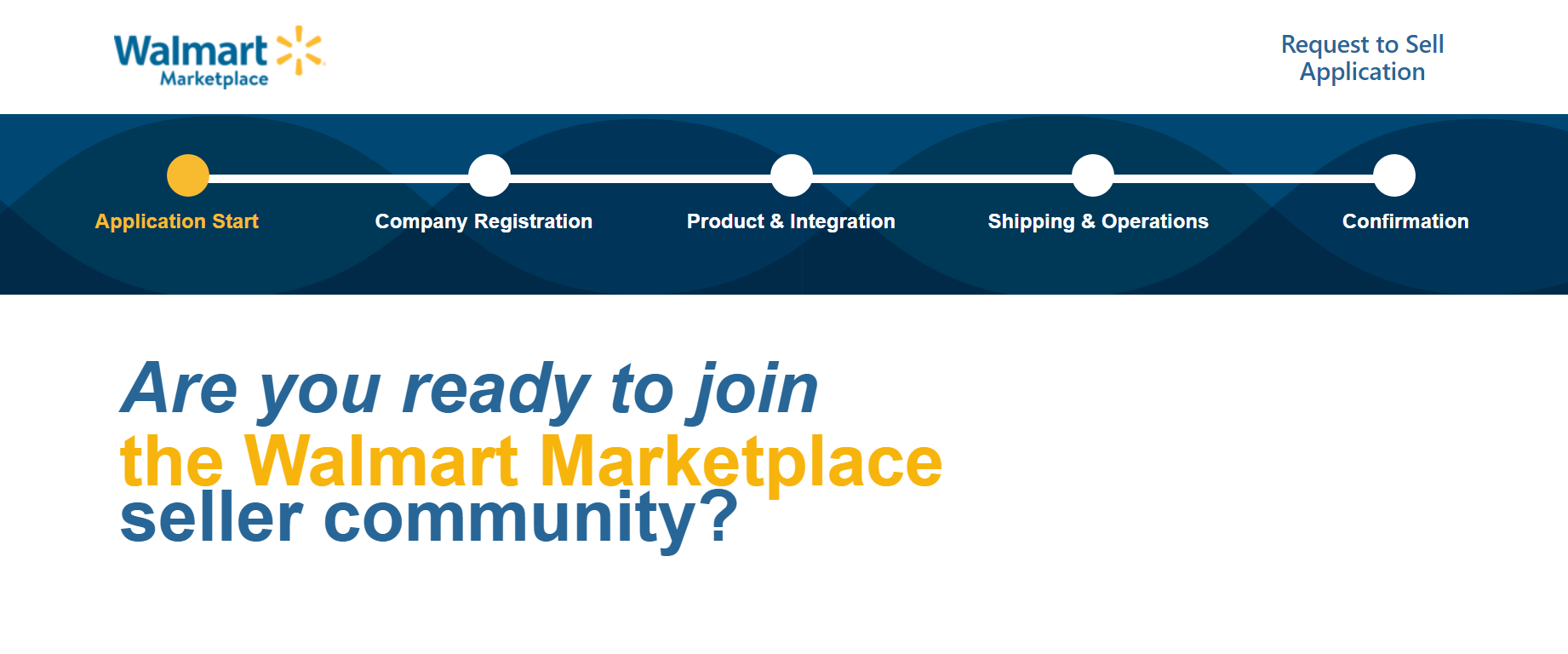 walmart marketplace application status