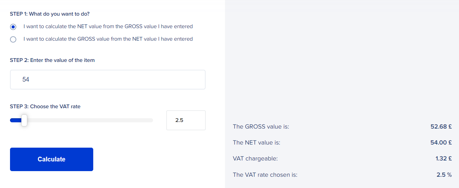 Free VAT calculator for ecommerce report tool and businesses