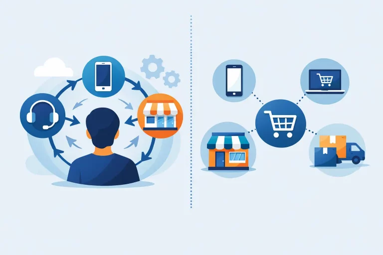 Omnichannel vs Multichannel Ecommerce