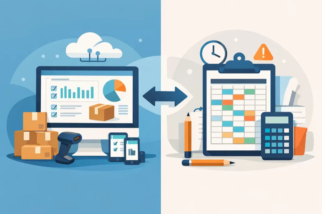 Inventory Software vs Spreadsheets: When to Switch